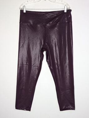 Zyia Shimmer Purple Workout Gym Exercise Leggings 20